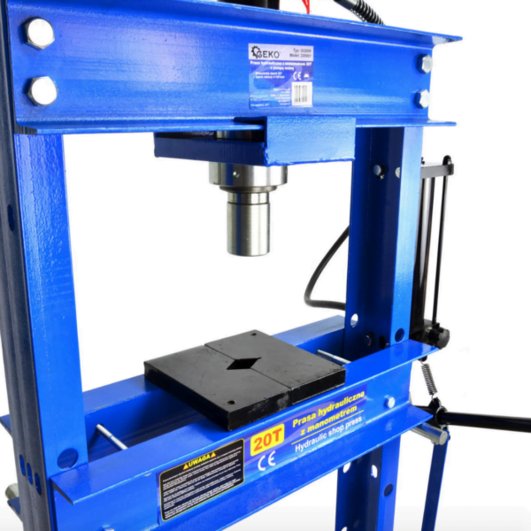 PRESSE HYDRAULIQUE D'ATELIER 20T AC JAUGE   G02086 GEKO POLOGNE – Image 2