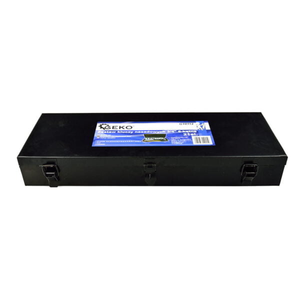 Coffret cliquets et douilles 3/4" 19mm à 50mm & accessoires 21pcs G10112 GEKO POLOGNE – Image 7