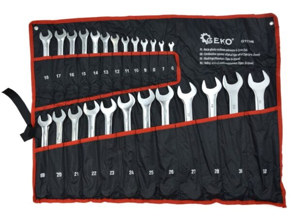 Jeu de 25 pcs clés mixtes 6-32mm G11146 GEKO POLOGNE – Image 3