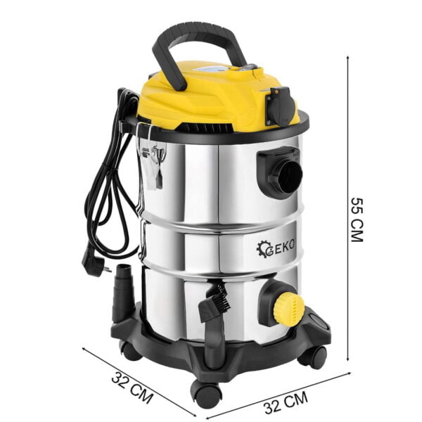 Aspirateur industriel 25l eaux et poussières 1800w G81088 POLOGNE – Image 2