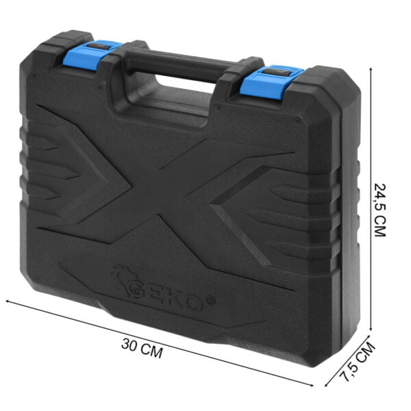 Perceuse-visseuse sans fil avec fonction percussion 21V 2xbatteries 2ah G80656 GEKO POLOGNE – Image 3
