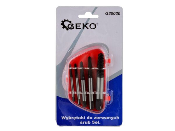Jeu de 5 extracteurs à vis M4 a M20  G30030 GEKO POLOGNE – Image 2