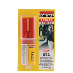 COLLE EPOXY EN TUBE ULTRARAPIDE EPOFIX 24ml SOUDAL