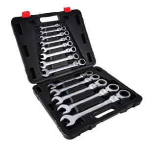 JEU 13 CLES MIXTES A CLIQUET ARTICULEES DE 8 A 32MM  K00105 KELTIN POLOGNE