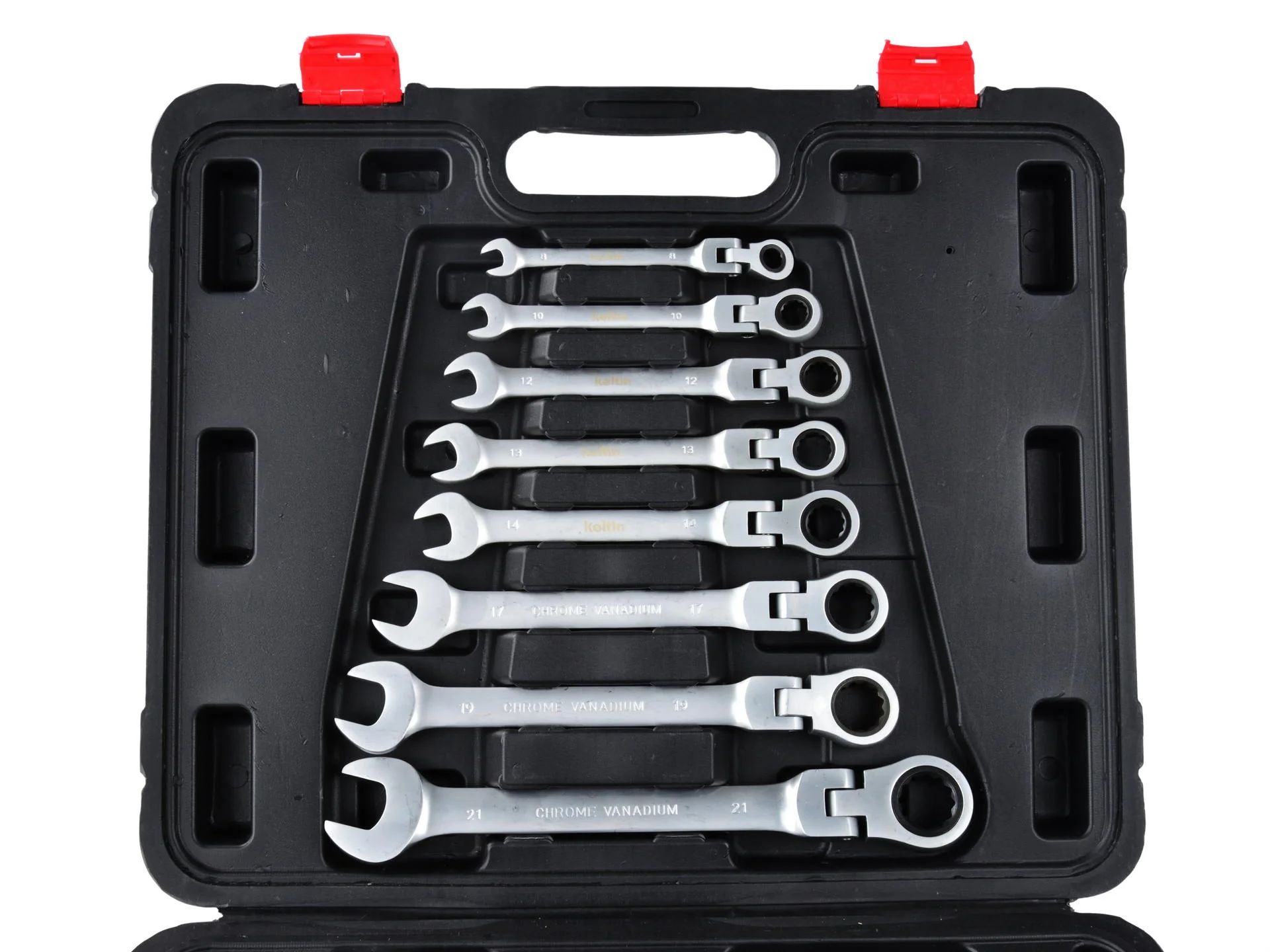 JEU 13 CLES MIXTES A CLIQUET ARTICULEES DE 8 A 32MM  K00105 KELTIN POLOGNE – Image 2