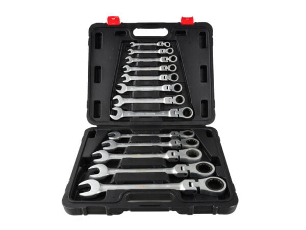 JEU 13 CLES MIXTES A CLIQUET ARTICULEES DE 8 A 32MM  K00105 KELTIN POLOGNE – Image 4