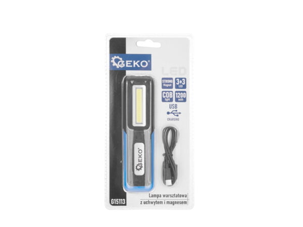 LAMPE TORCHE D'INSPECTION USB LED  150lumens G15113 GEKO POLOGNE – Image 4