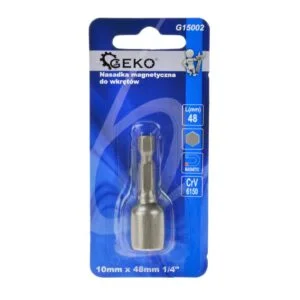 EMBOUT MAGNETIQUE POUR PERCEUSE HEXAGONAL 10MM G15002 GEKO  POLOGNE