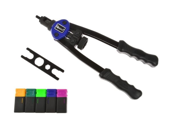 PINCE RIVETEUSE PRO A 2 BRAS POUR ECROUS A SERTIR M5-M12 G01355 GEKO PREMIUM POLOGNE