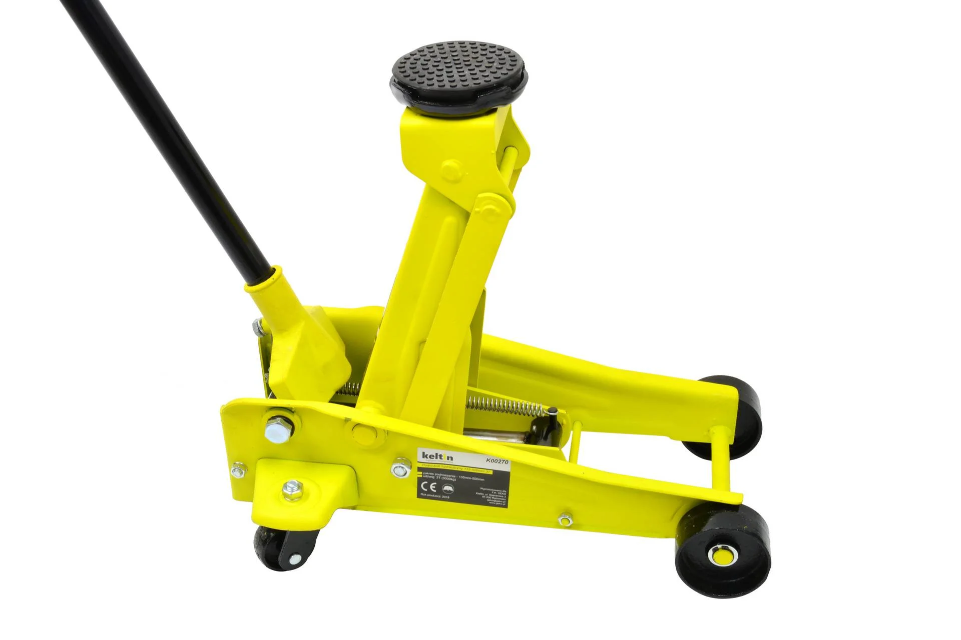 CRIC ROULEUR HYDRAULIQUE JACK 3T 135-500mm K00270 KELTIN POLOGNE – Image 3