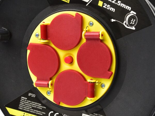 RALLONGE ELECTRIQUE 25M 4X230V 2,5MM2 K00230 KELTIN POLOGNE – Image 3
