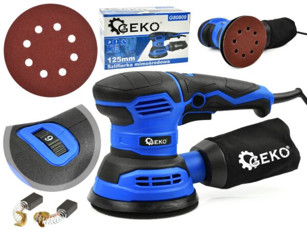 PONCEUSE EXCENTRIQUE 125MM 300W G80809 GEKO POLOGNE