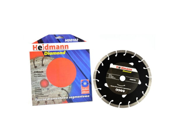 DISQUE DIAMANTE SEGMENTE 230x22,2x10mm H00102  HEIDMANN POLOGNE – Image 3