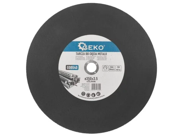 DISQUE A TRONCONNER 350x3,5x25,4 MM G00040 GEKO POLOGNE