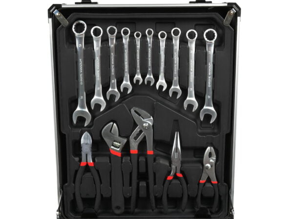VALISE ALUMINIUM A ROULETTES 187 OUTILS  G10855 GEKO POLOGNE – Image 5