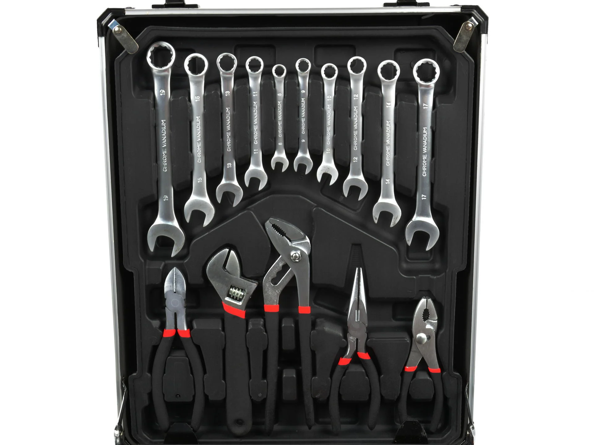 VALISE ALUMINIUM A ROULETTES 187 OUTILS  G10855 GEKO POLOGNE – Image 5