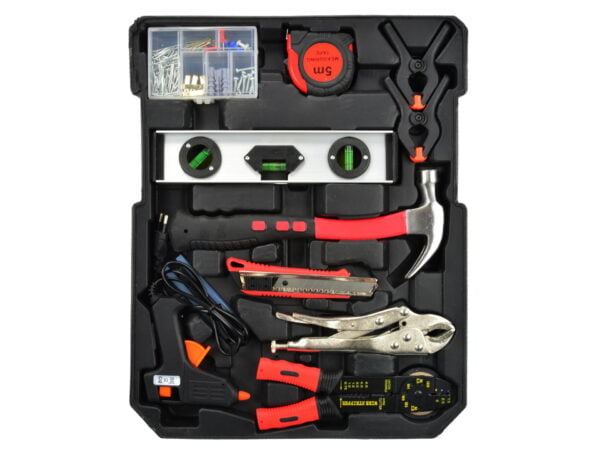 VALISE ALUMINIUM A ROULETTES 187 OUTILS  G10855 GEKO POLOGNE – Image 7