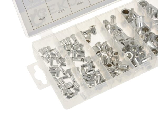 ENSEMBLE D'ECROUS A SERTIR EN ALUMINIUM 150P G02911 GEKO POLOGNE – Image 2