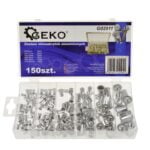 ENSEMBLE D'ECROUS A SERTIR EN ALUMINIUM 150P G02911 GEKO POLOGNE