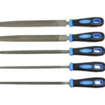 JEU DE 5 LIMES EN ACIER CARBONE 200mm G40071 GEKO POLOGNE