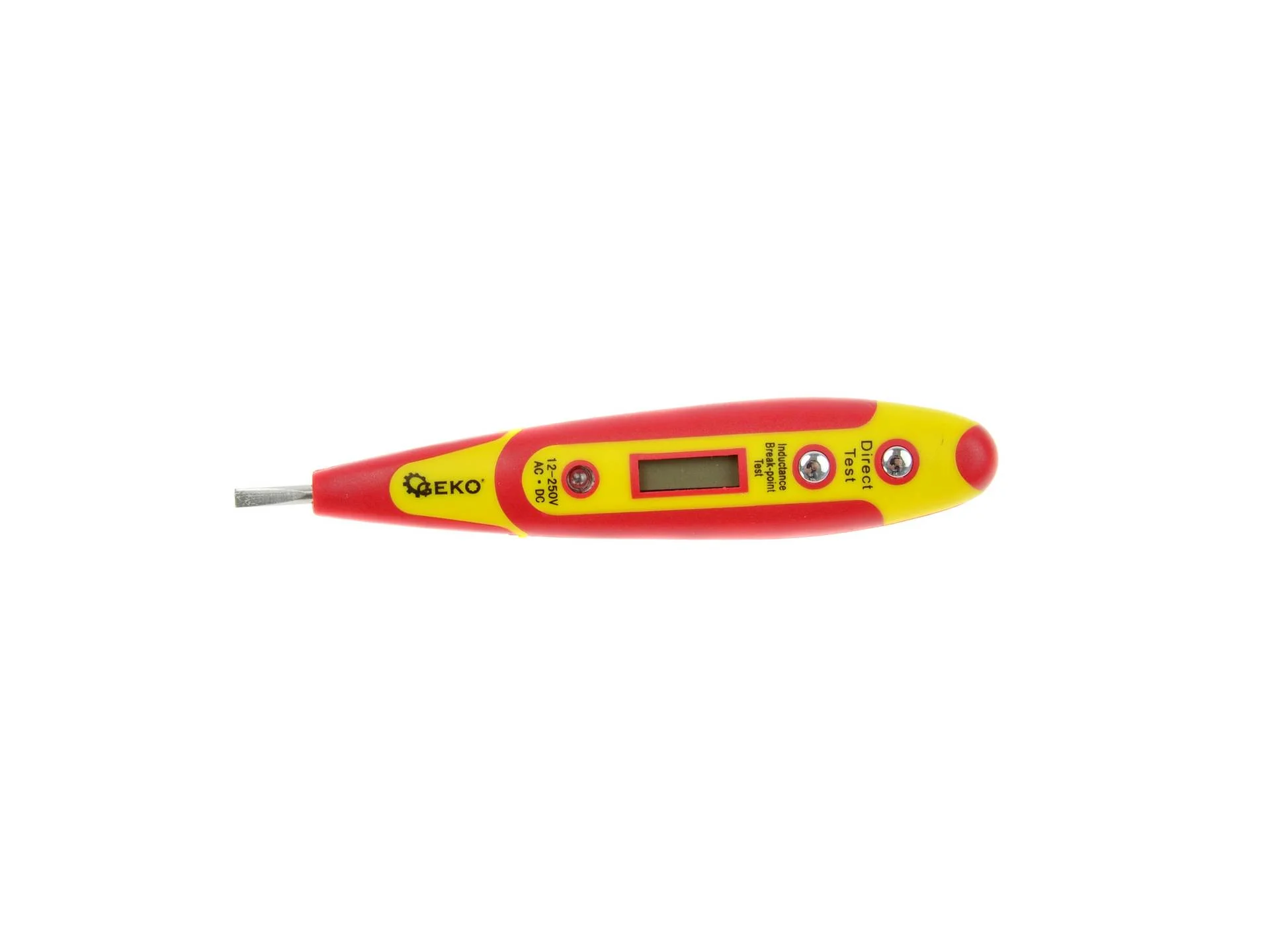 JEU 6 TOURNEVIS ISOLE VDE 1000V + TESTEUR NUMERIQUE G30626 GEKO POLOGNE – Image 2