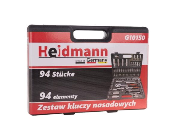 COFFRET 94 PCS DOUILLES & ACC 1/4-1/2  G10150 HEIDMANN POLOGNE – Image 5