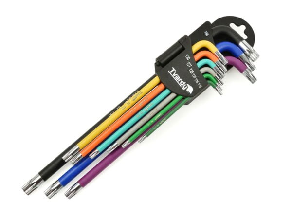JEU DE 9 CLES MALE TORX MALE LONGUES  T00123 TVARDY POLOGNE – Image 2