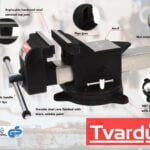 ETAU D'ETABLI RENFORCE PIVOTANT  8"-200MM T00203 TVARDY POLOGNE