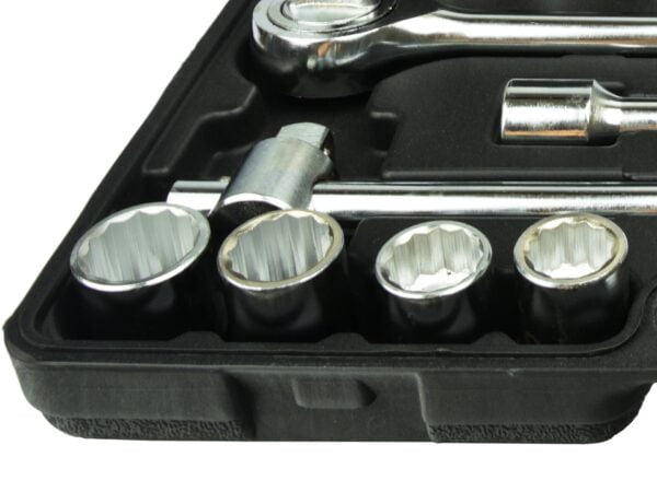 JEU DE DOUILLES 3/4" DE 19 A 50MM 12 PANS + ACCESSOIRES G10111 GEKO POLOGNE – Image 2