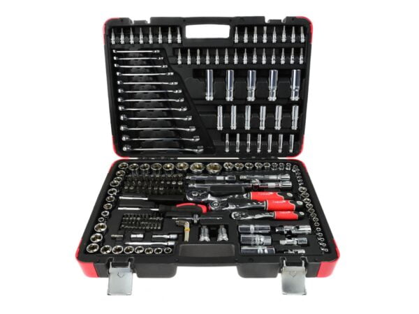 COFFRET 216 PCS DOUILLES & ACC 1/4-3/8-1/2  T00103 TARVDY POLOGNE – Image 2