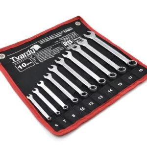 JEU DE 10 CLES MIXTES 6-19MM SATINE CRV T00654 TVARDY POLOGNE