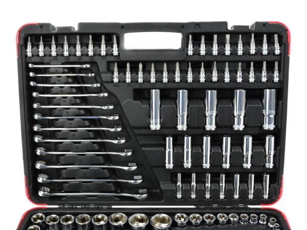 COFFRET 216 PCS DOUILLES & ACC 1/4-3/8-1/2  T00103 TARVDY POLOGNE – Image 3