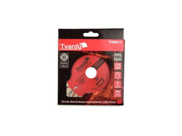 DISQUE DIAMANTE SEGMENTE 125X12 T00811 TVARDY POLOGNE – Image 2