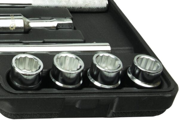 JEU DE DOUILLES 3/4" DE 19 A 50MM 12 PANS + ACCESSOIRES G10111 GEKO POLOGNE – Image 6