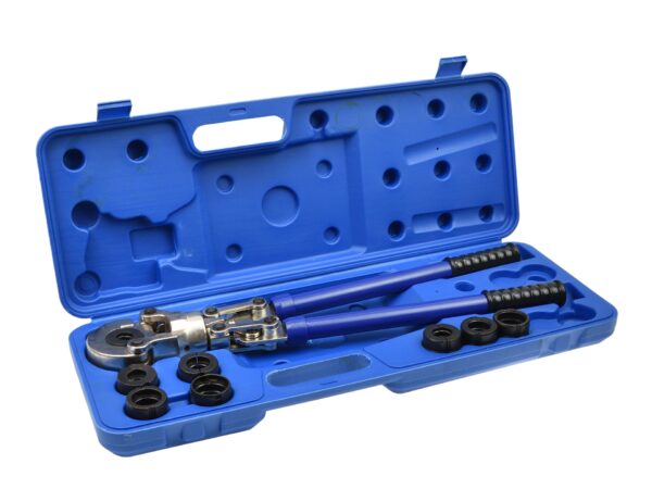 PINCE POUR MULTICOUCHES PEX-AL-PEX 16-32MM + 8 MATRICES G00902 GEKO POLOGNE – Image 5