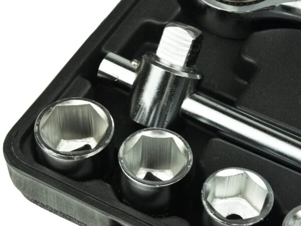 JEU DE DOUILLES 3/4" DE 19 A 50MM 6 PANS + ACCESSOIRES G10110 GEKO POLOGNE – Image 6