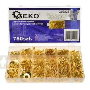 COFFRET DE COSSES DE BORNES NON ISOLEES 750PCS G02828 GEKO POLOGNE