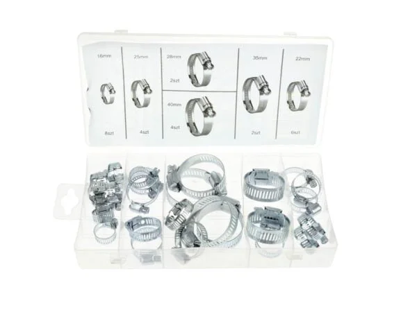 COFFRET DE COLLIERS DE SERRAGE 26 PCS G02812 GEKO POLOGNE