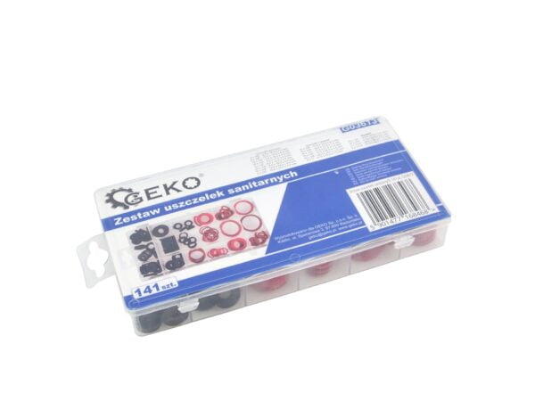 COFFRET DE 141 JOINTS DE PLOMBERIE G03613 GEKO POLOGNE – Image 2