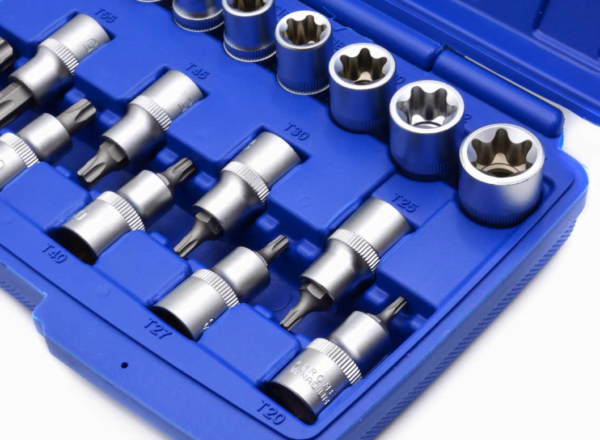 Jeu de 19 embouts à douille et torx drive 1/2 G13565 GEKO POLOGNE – Image 3