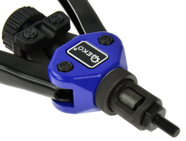 PINCE RIVETEUSE PRO A 2 BRAS POUR ECROUS A SERTIR M3-M10 G01358 GEKO PREMIUM POLOGNE – Image 6