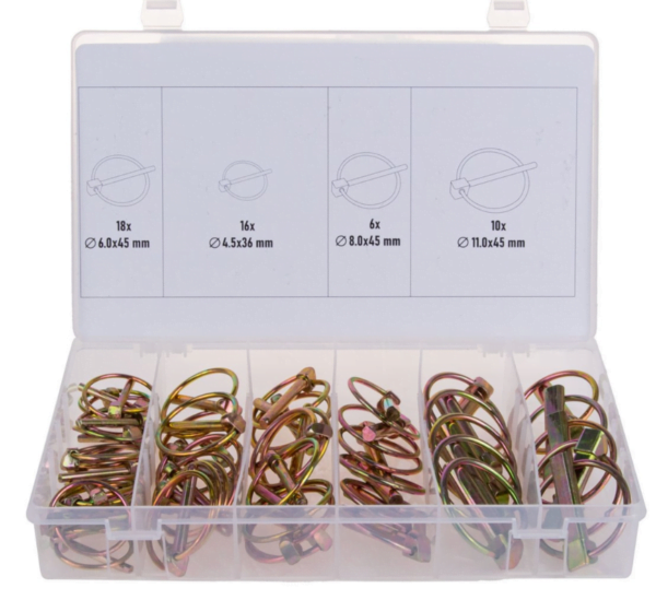 Coffret 50 pcs goupilles de sécurité G02798 GEKO POLOGNE – Image 3