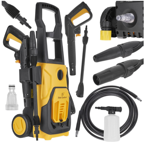 Nettoyeur haute pression avec accessoires 90/135 BAR 1800W G81665 JOHN GARDENER – Image 4
