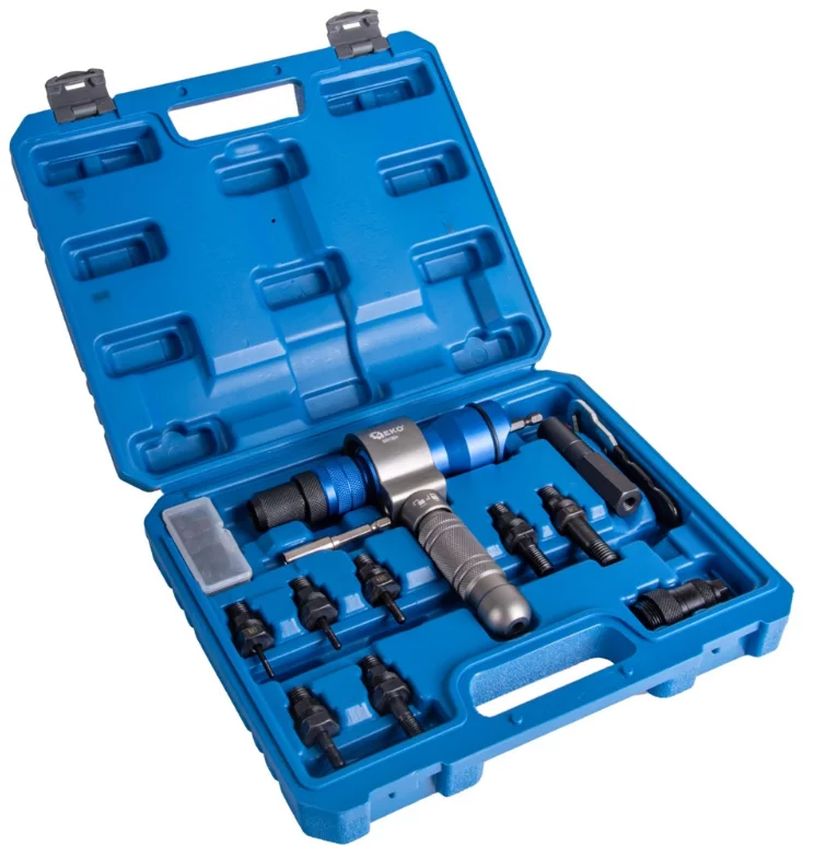 Adaptateur pour perceuse d’écrou à sertir M3-M12 et rivets 2,4 à 6,4mm G01354 GEKO POLOGNE – Image 3