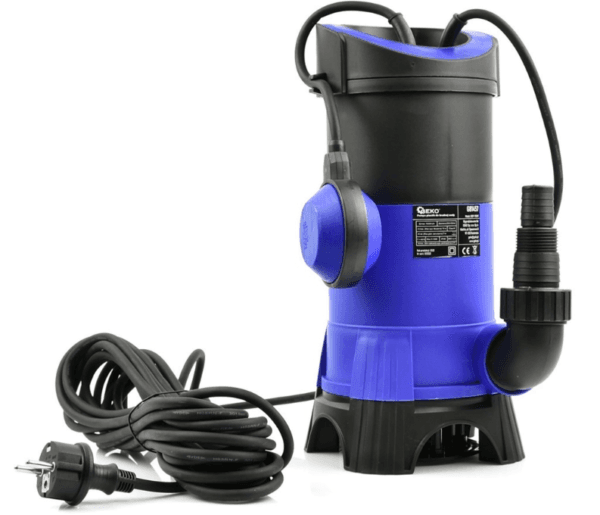 POMPE VIDE CAVE 1100W EAUX CHARGEES A FLOTTEUR G81457 GEKO POLOGNE – Image 2