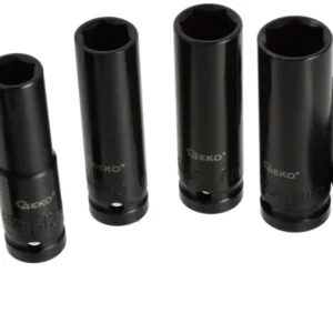 JEU DE 6 DOUILLES LONGUES IMPACT 1/2" 10-21mm G10500 GEKO POLOGNE