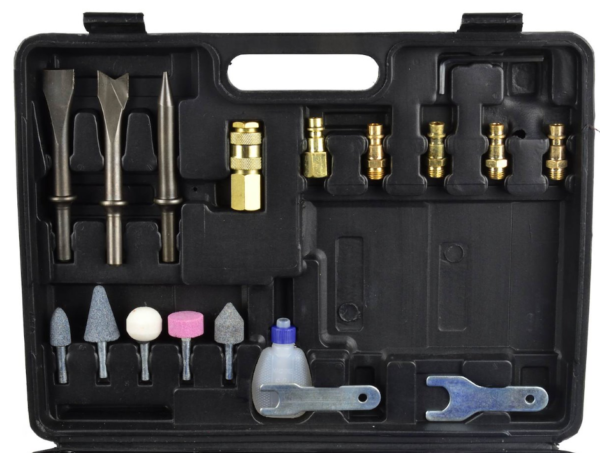 ENSEMBLE COMPLET OUTILS PNEUMATIQUES 33 PCES G00583 GEKO POLOGNE – Image 2