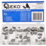COFFRET DE CLAVETTES DEMI SPHERIQUES 80 PIECES G02918 GEKO POLOGNE