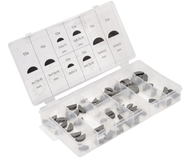 COFFRET DE CLAVETTES DEMI SPHERIQUES 80 PIECES G02918 GEKO POLOGNE – Image 2