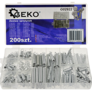 COFFRET RESSORTS TRACTION ET TENSION 200 PIECES G02922 GEKO POLOGNE